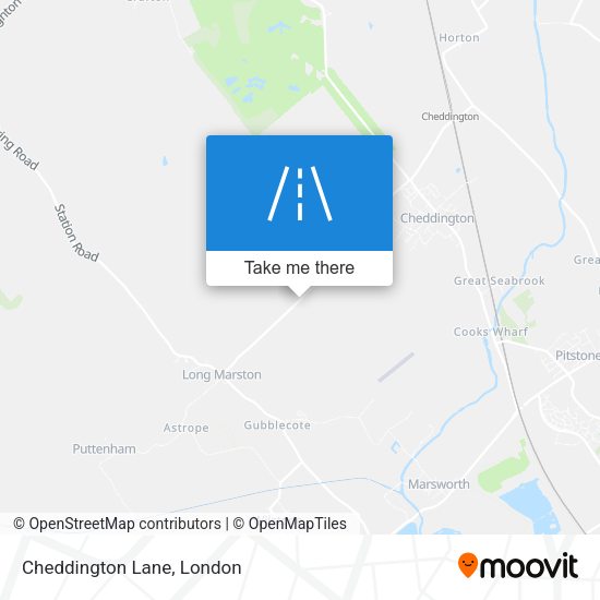 Cheddington Lane map