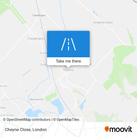 Cheyne Close map
