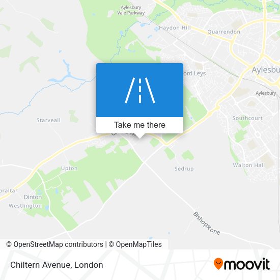 Chiltern Avenue map
