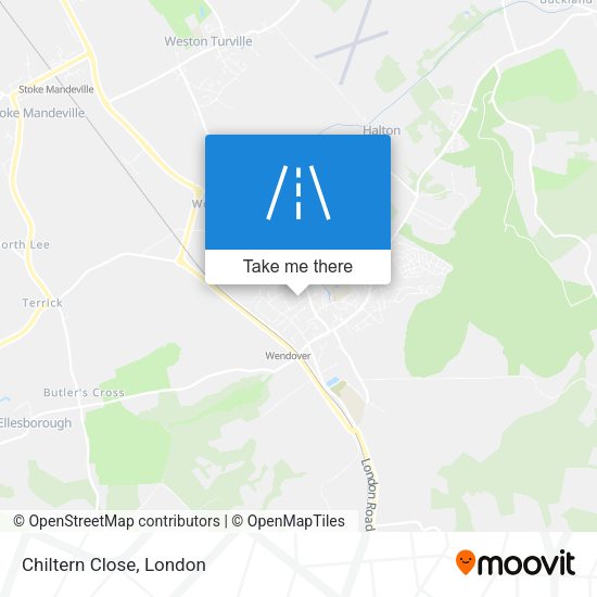 Chiltern Close map