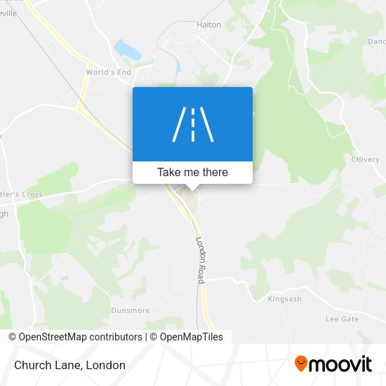 Church Lane map