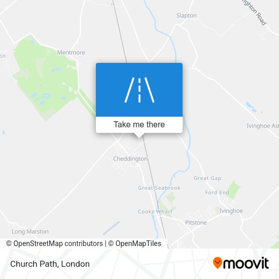 Church Path map
