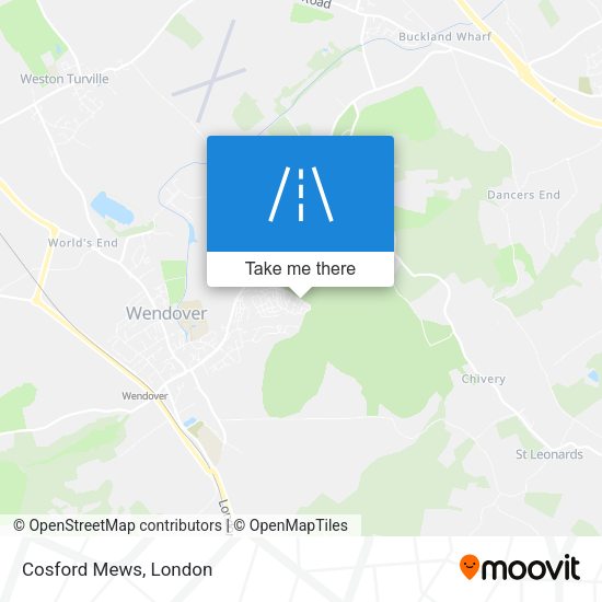 Cosford Mews map