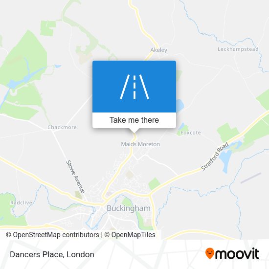 Dancers Place map