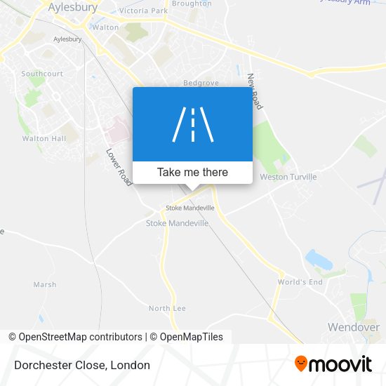 Dorchester Close map