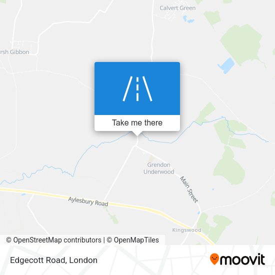 Edgecott Road map