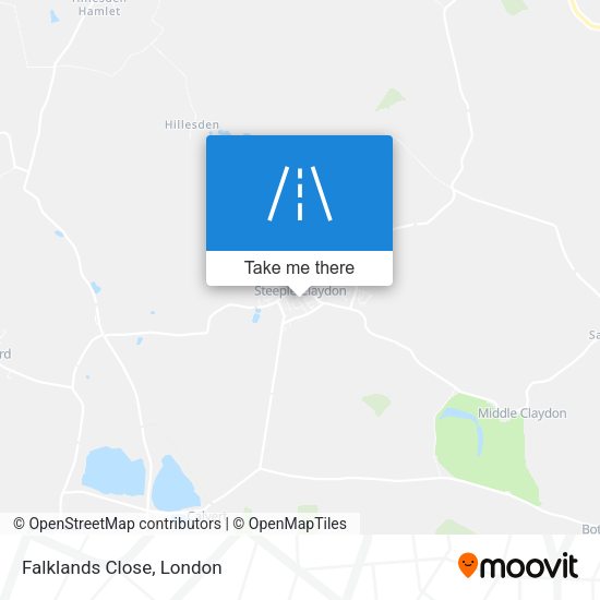 Falklands Close map