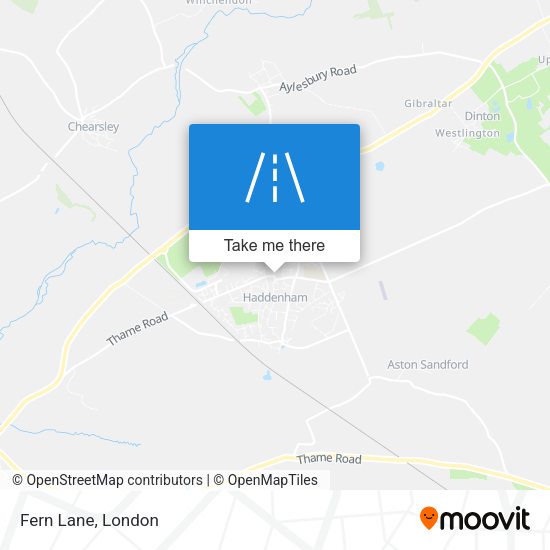 Fern Lane map