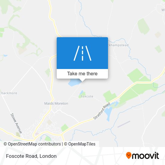 Foscote Road map