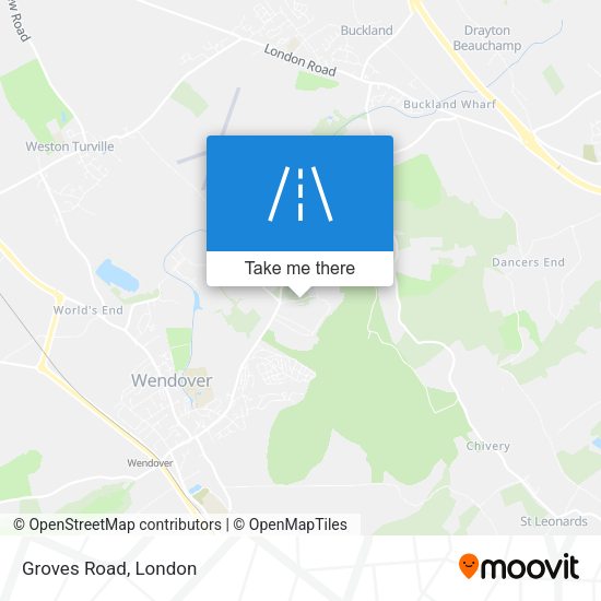 Groves Road map