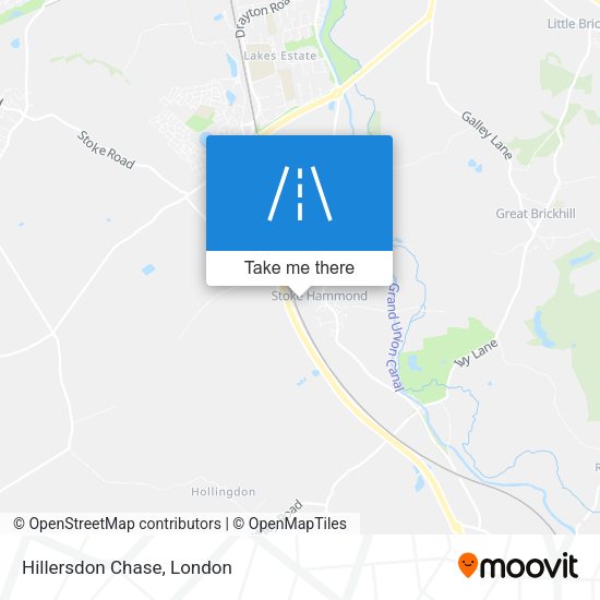Hillersdon Chase map