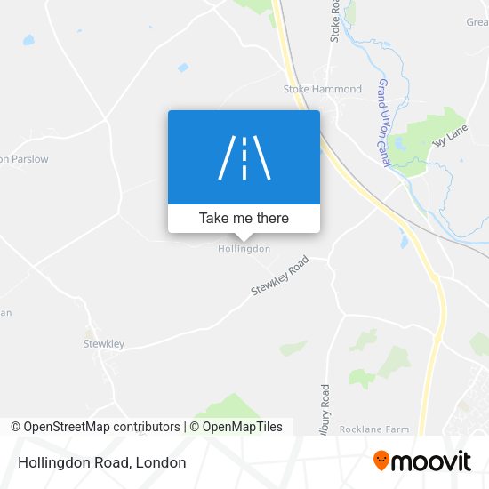 Hollingdon Road map