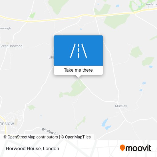 Horwood House map