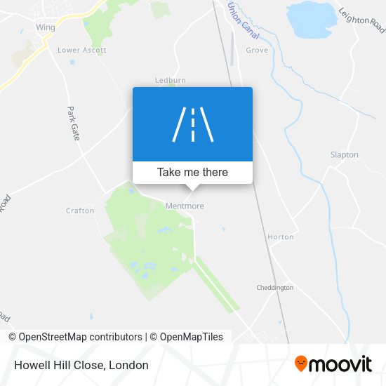 Howell Hill Close map