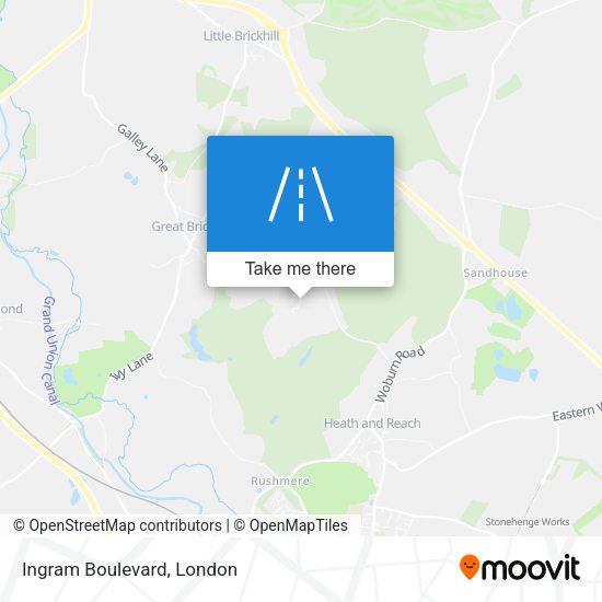 Ingram Boulevard map
