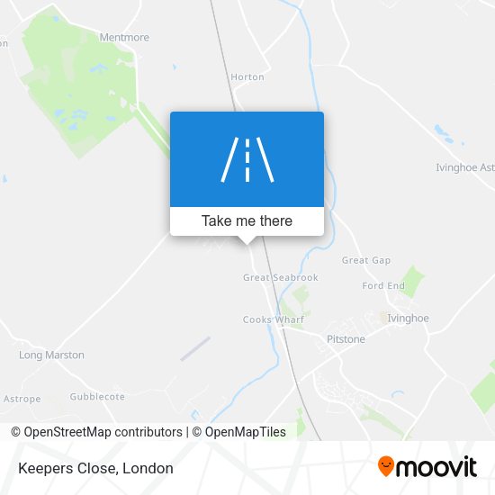 Keepers Close map