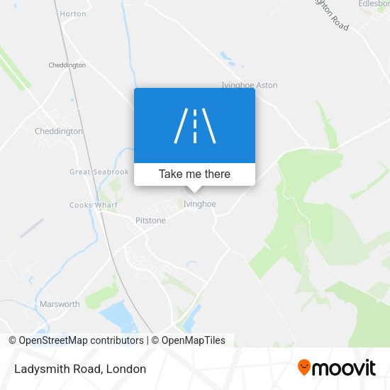 Ladysmith Road map