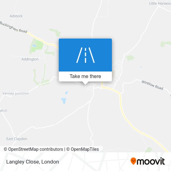 Langley Close map