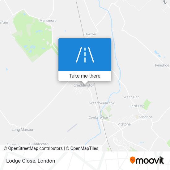 Lodge Close map