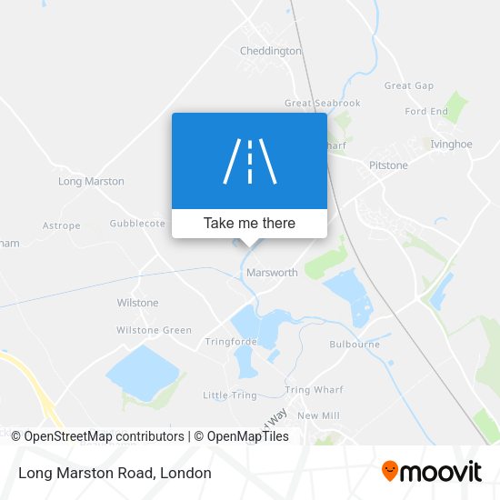 Long Marston Road map