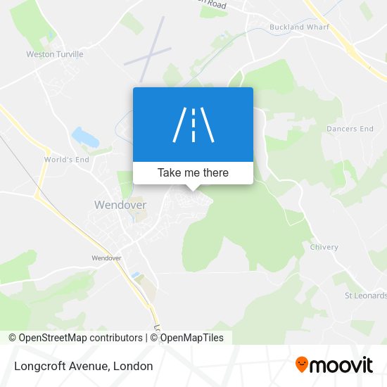 Longcroft Avenue map