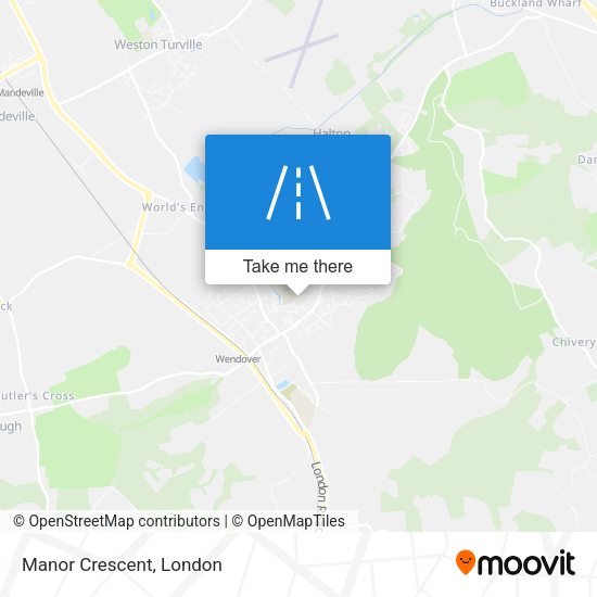 Manor Crescent map