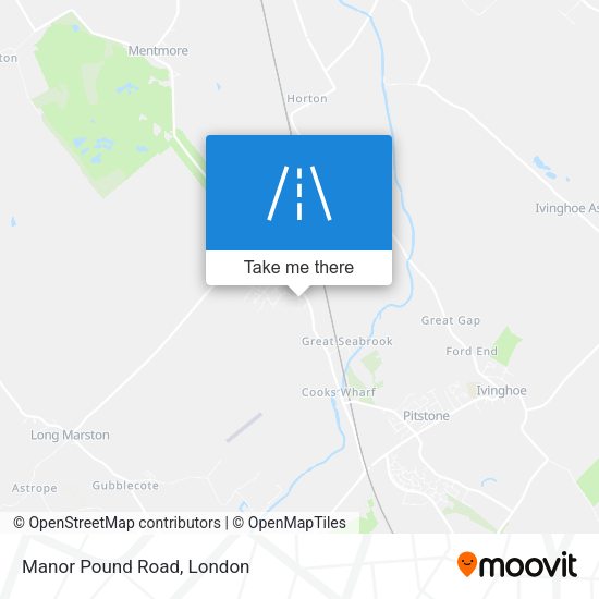 Manor Pound Road map
