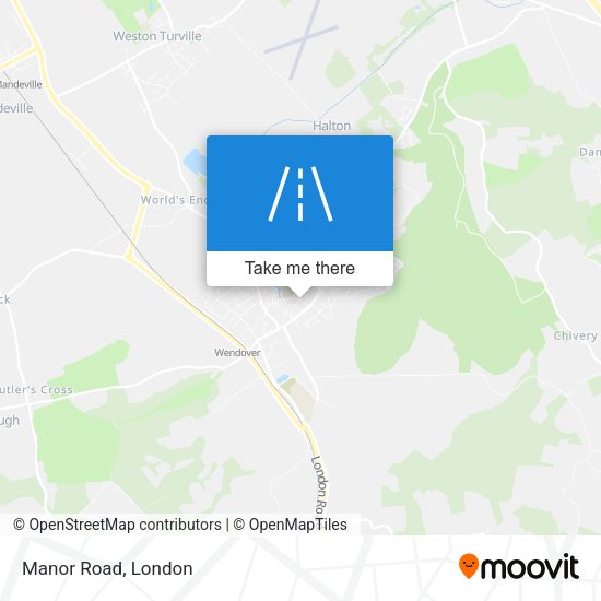 Manor Road map