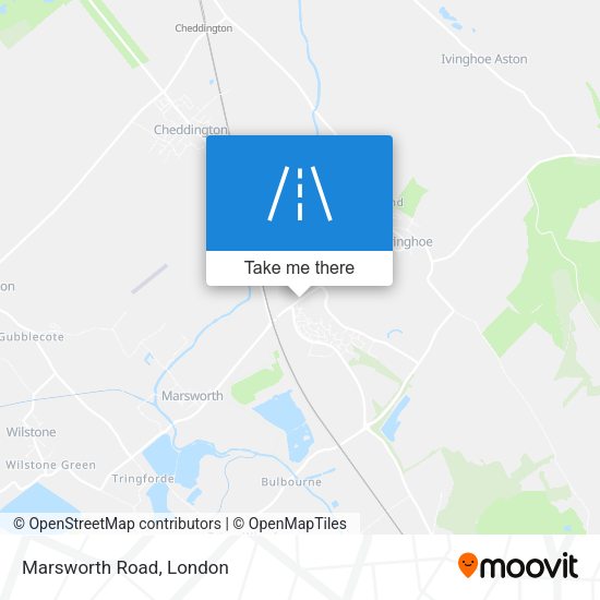 Marsworth Road map