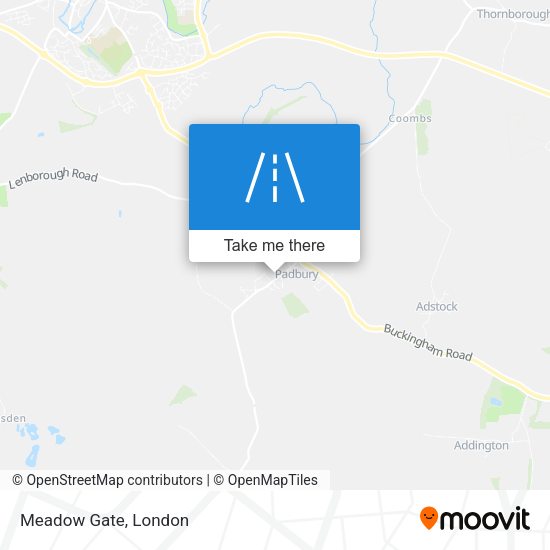 Meadow Gate map