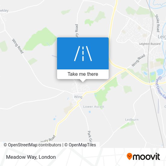 Meadow Way map