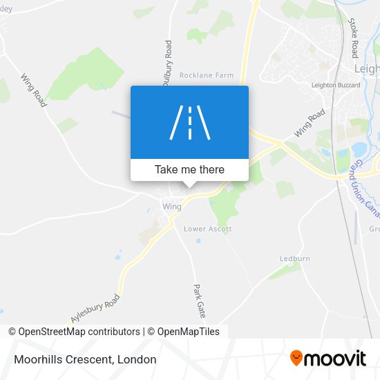 Moorhills Crescent map