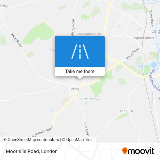 Moorhills Road map
