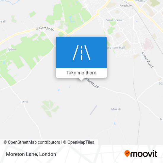 Moreton Lane map