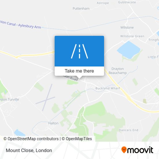 Mount Close map