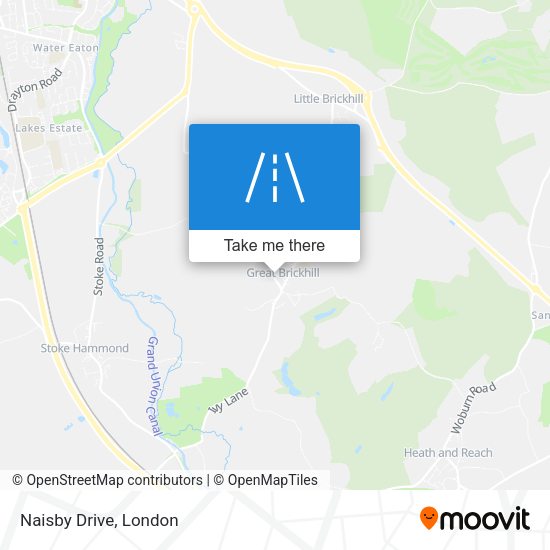 Naisby Drive map