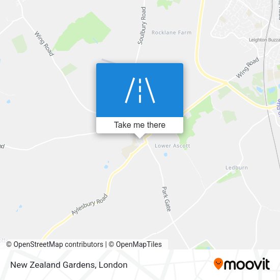 New Zealand Gardens map