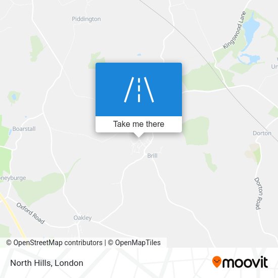 North Hills map