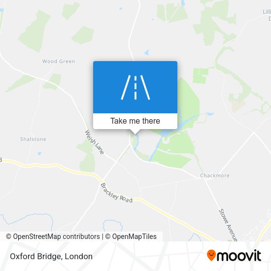 Oxford Bridge map
