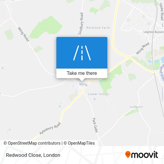 Redwood Close map