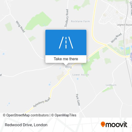 Redwood Drive map