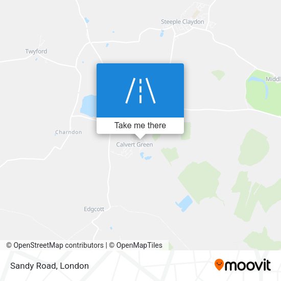Sandy Road map