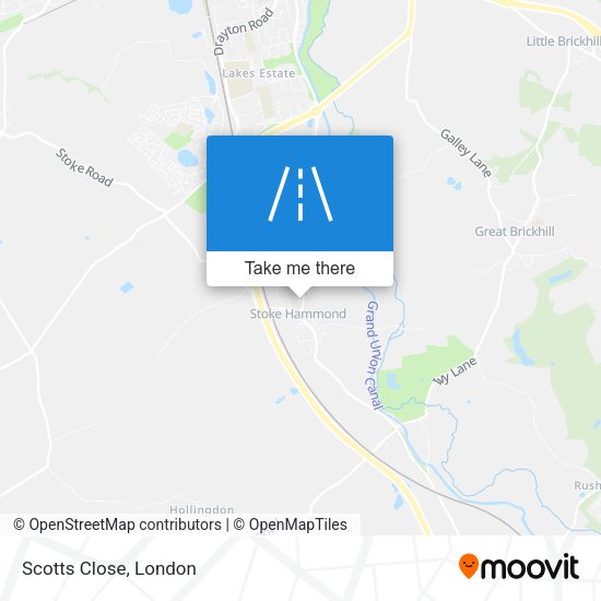 Scotts Close map