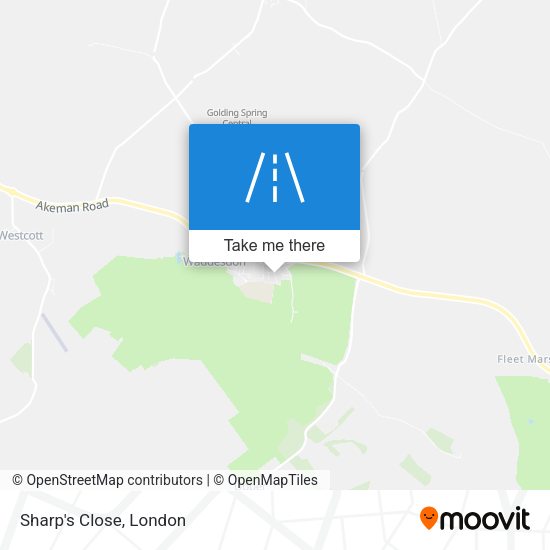 Sharp's Close map