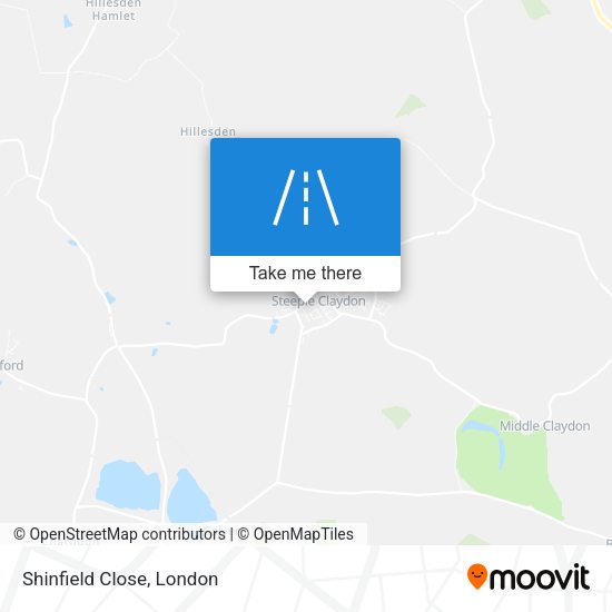 Shinfield Close map