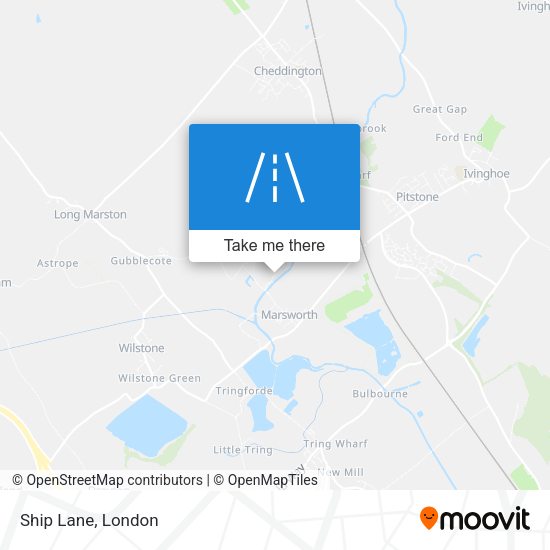 Ship Lane map