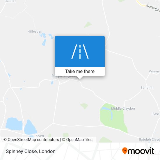 Spinney Close map