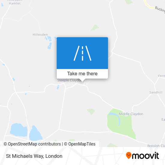 St Michaels Way map