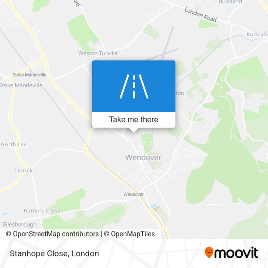 Stanhope Close map