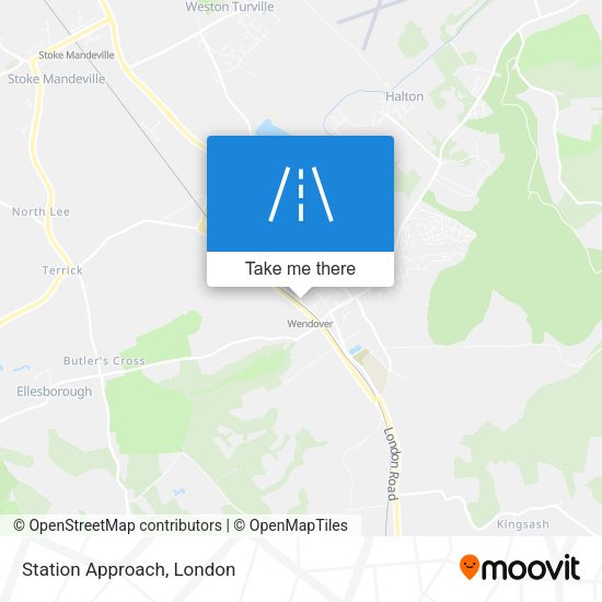 Station Approach map